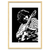 Pat Metheny American Jazz Guitarist Legend in Monochrome 3 thumbnail