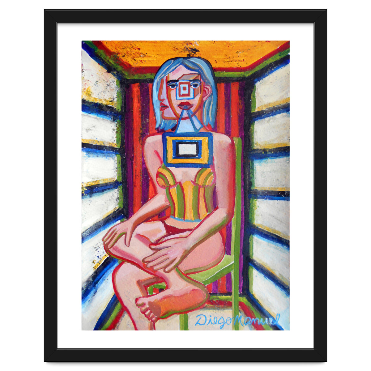 Mujer En La Silla 12