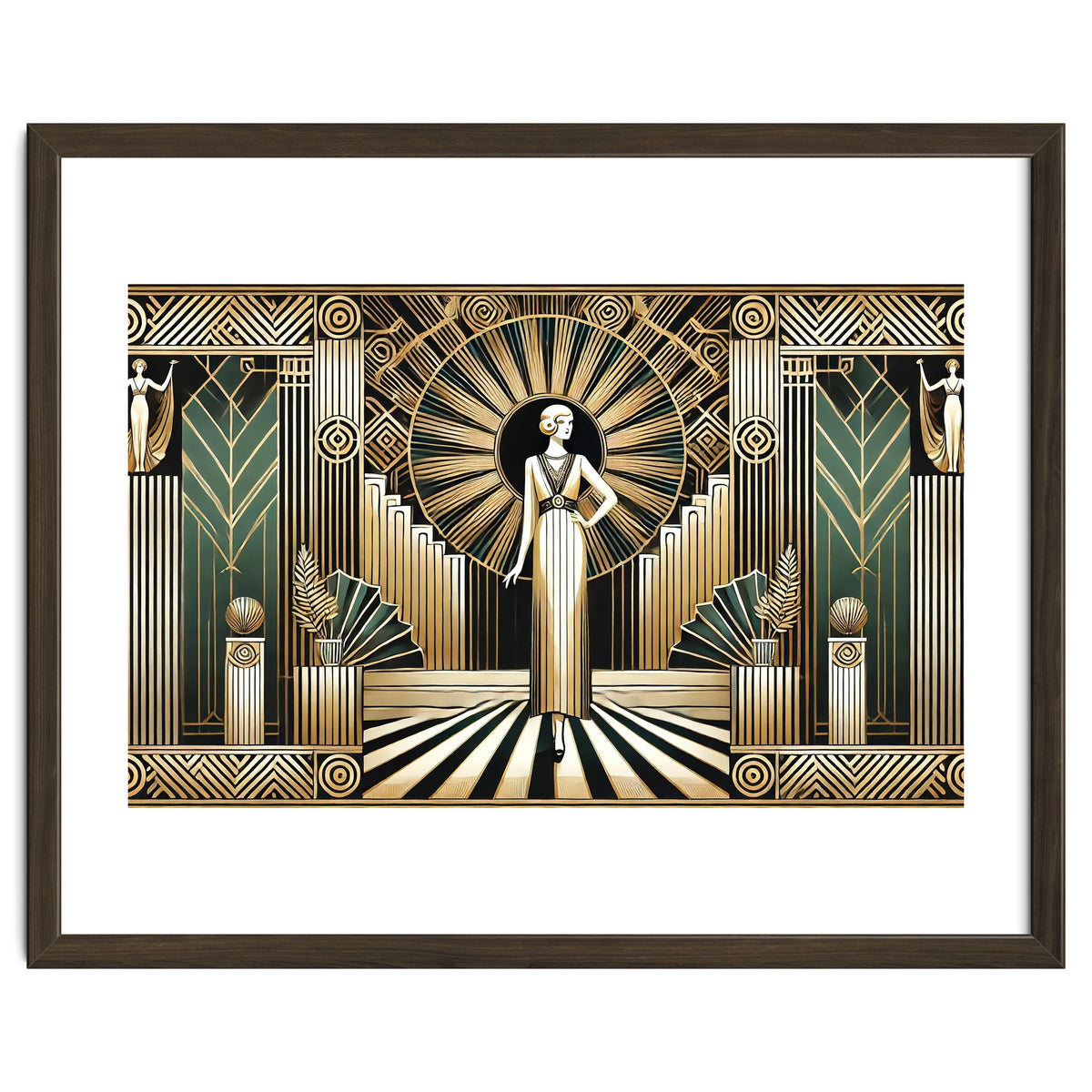 Golden Twenties Flair In Art Deco