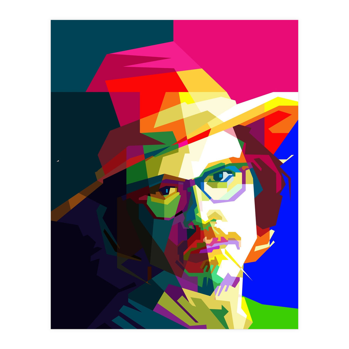 Johny Depp Hollywood Movies Pop Art WPAP (Print Only)