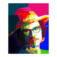 Johny Depp Hollywood Movies Pop Art WPAP (Print Only)