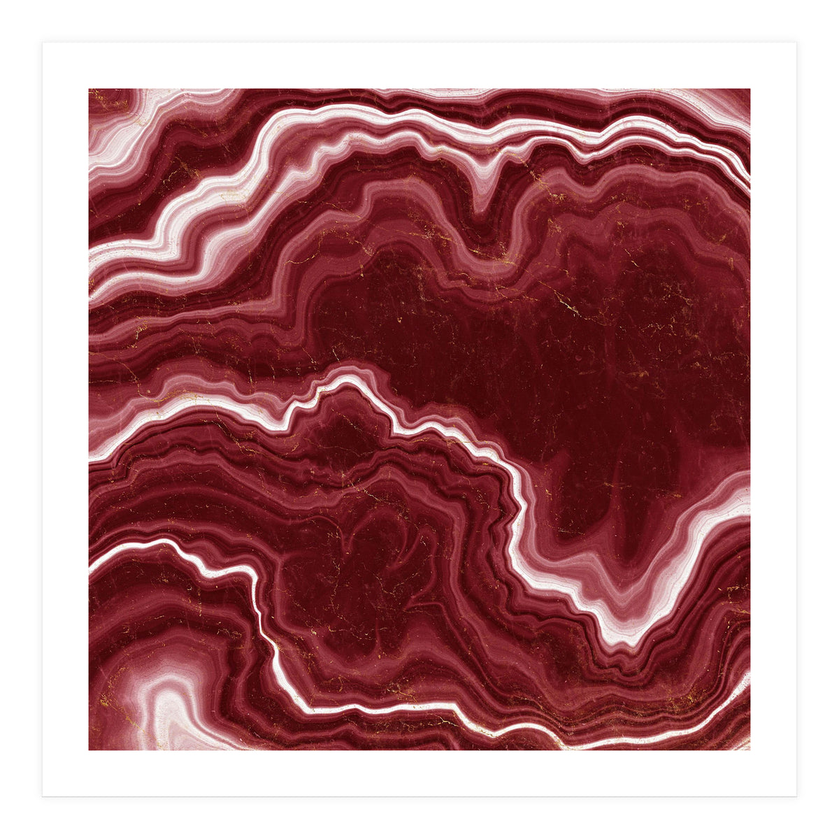 Red Agate Texture 09  (Print Only)