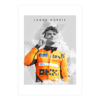 Lando Norris Formula 1 (Print Only)