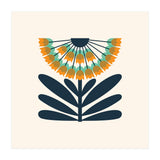 Orange Retro Allium  (Print Only) thumbnail