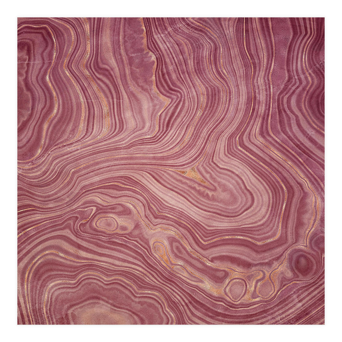 Pink Agate Texture 02  (Print Only)
