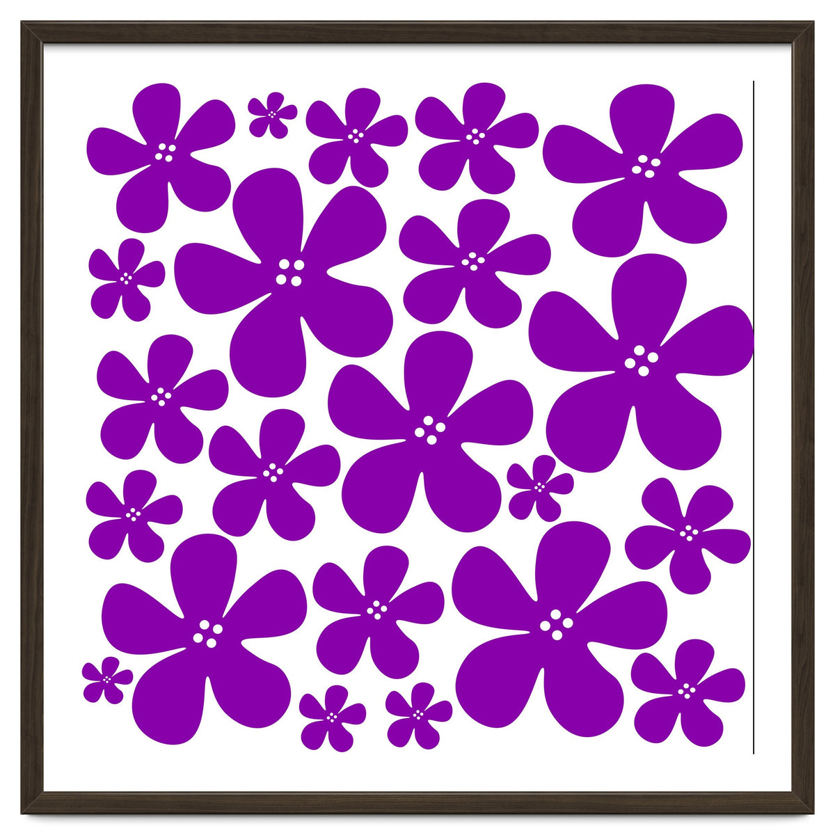 Purple Flowers Pattern