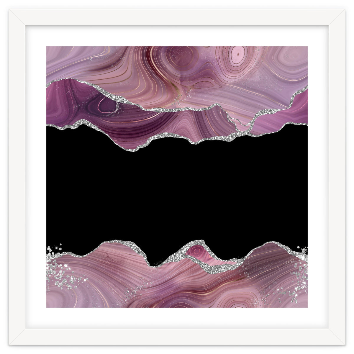 Mauve & Silver Agate Texture 03