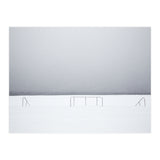 Stair railing covered by snow (Print Only) thumbnail