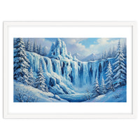 Frozen Cascades of Winter