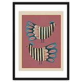 Striped Bird Pair I thumbnail