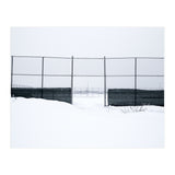 The entrance gate of the snow-covered baseball field (Print Only) thumbnail