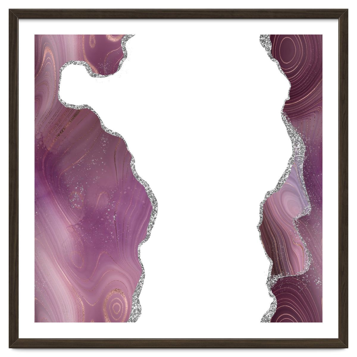 Mauve & Silver Agate Texture 06