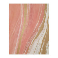 Blush Marble With Gold (Print Only)