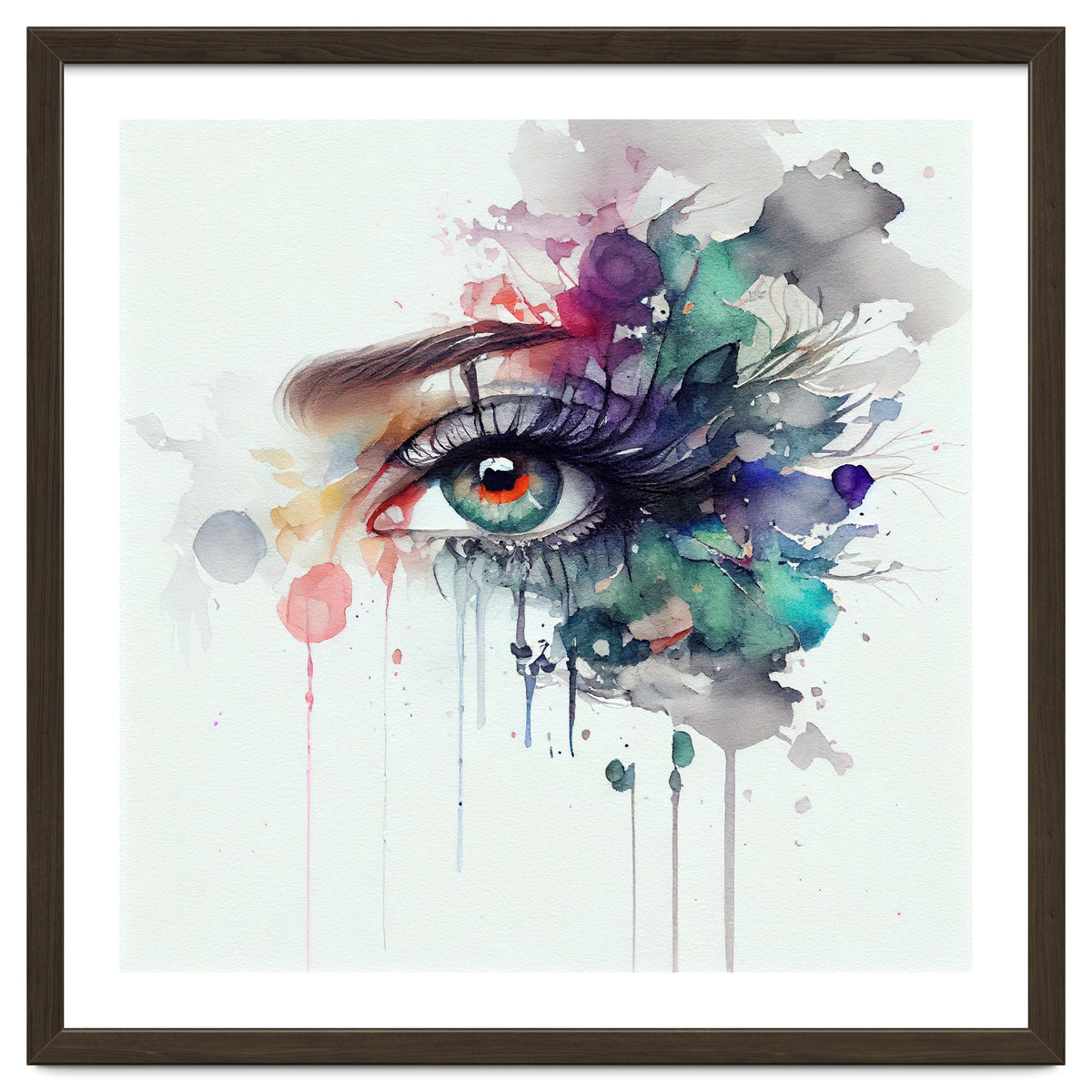 Watercolor Woman Eye #5