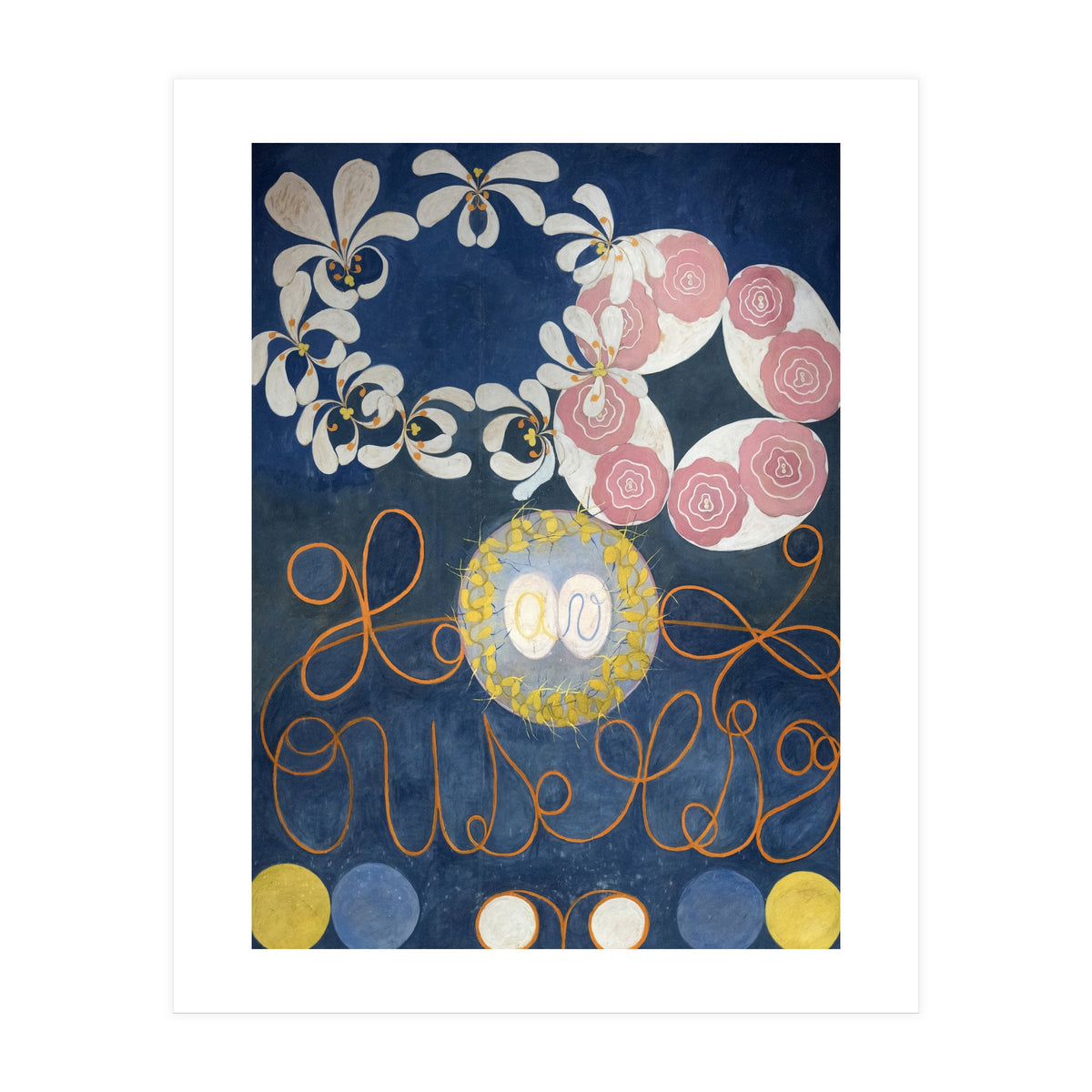 Hilma af Klint - The Ten Largest No 1 Childhood - Abstract Spiritual Art (Print Only)