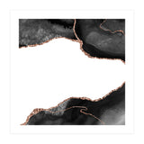 Black & Rose Gold Agate Texture 09 (Print Only) thumbnail