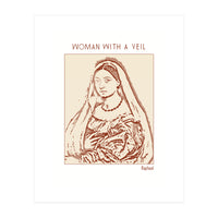 Woman With A Veil – Raphael (Print Only)