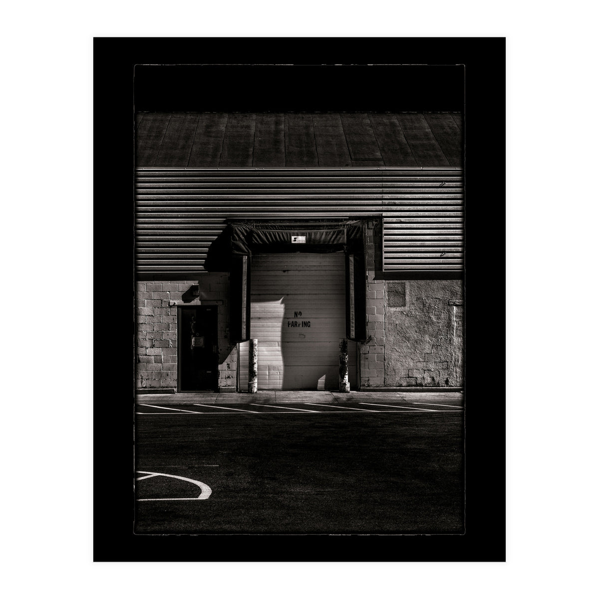 No Parking No 1 with Border (Print Only)