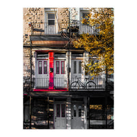 Montreal Bicycle Balcony No 1 Color Version (Print Only)