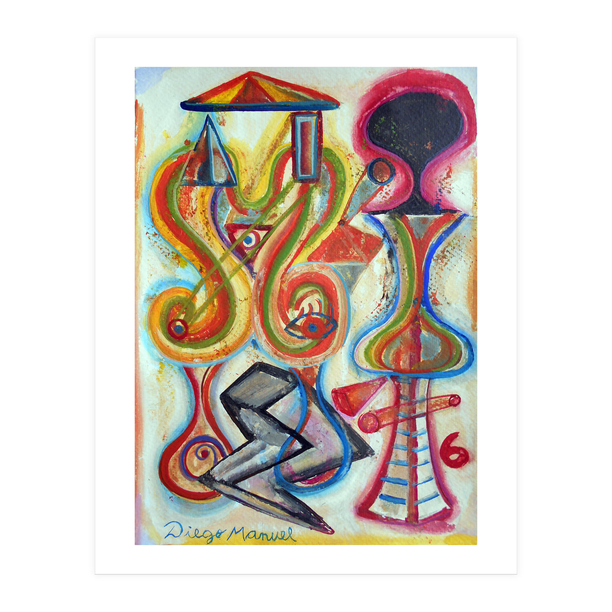 Abstracto Pop 2024 5 (Print Only)