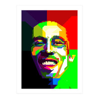 Bob Marley Reggae Icon Pop Art WPAP (Print Only)