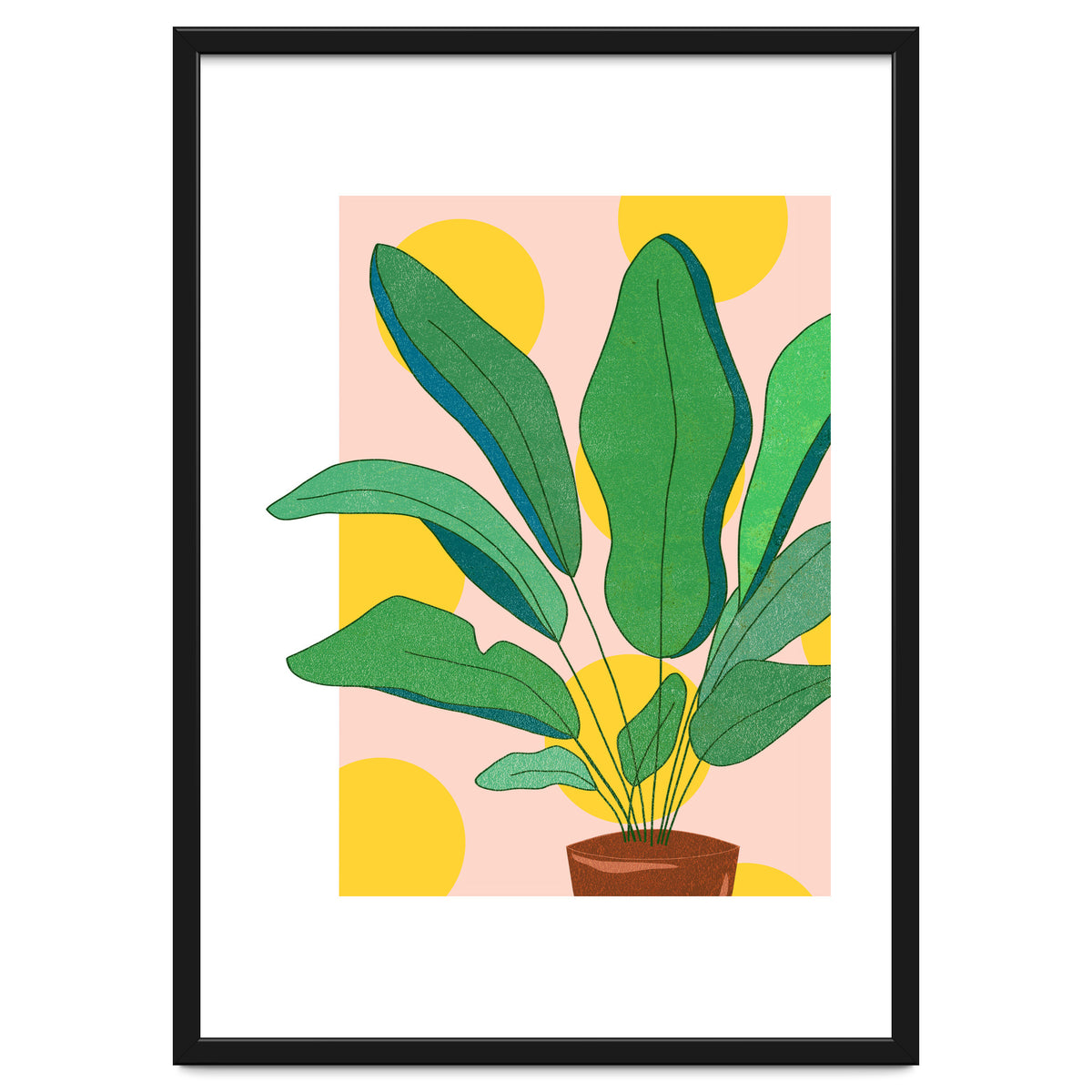 Pastel Plants Love, Botanical Nature Illustration, Gardening Blush Growth, Positive Vibes Mindset Hope