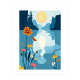 Lake Energy and Flower (Print Only) thumbnail