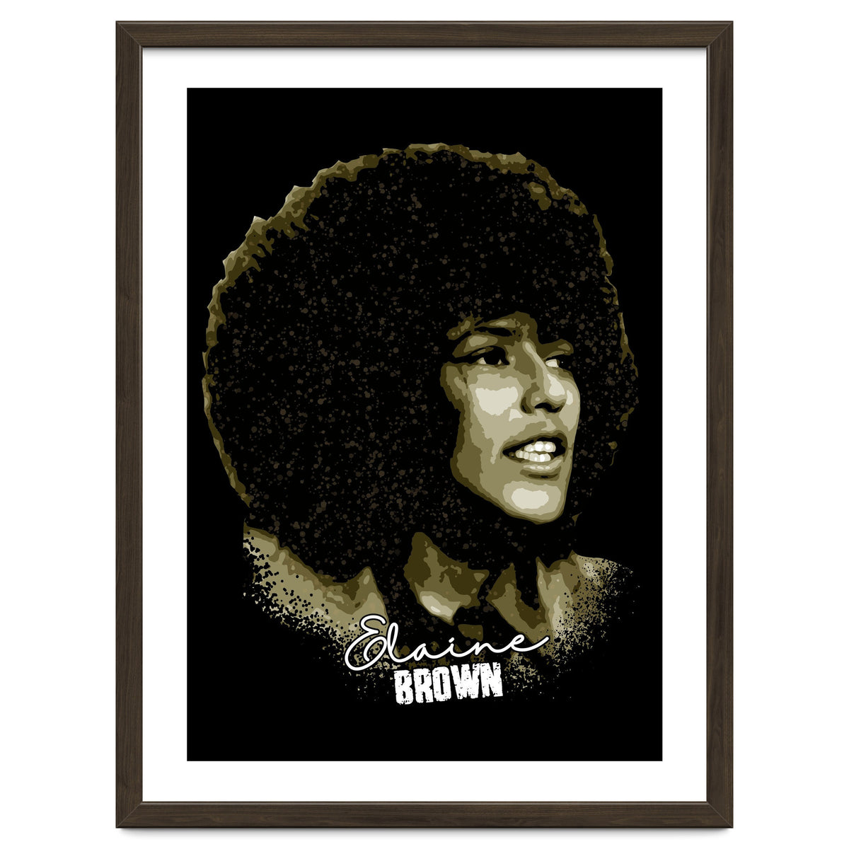 Vintage Elaine Brown American Prison Activist
