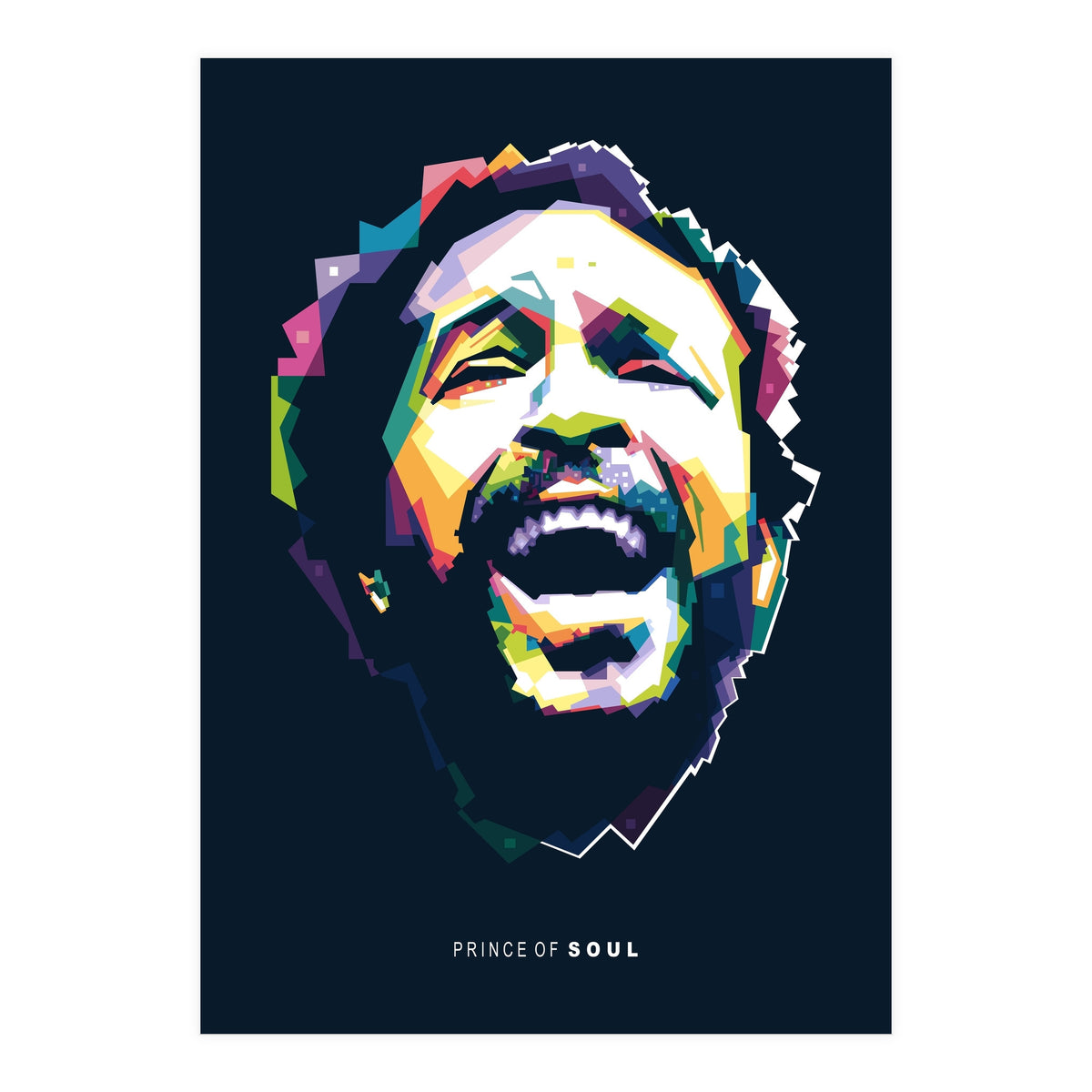 Marvin Gaye Pop Art WPAP (Print Only)