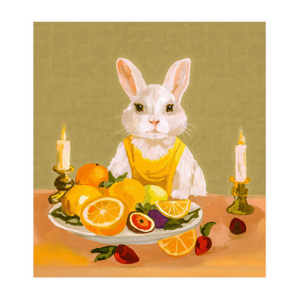 Bunny's Candlelight Fruit Dinner  (Print Only)