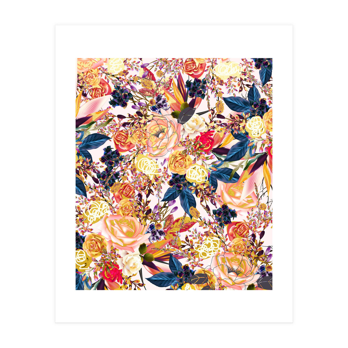 Rustic Floral #society6 #decor #buyart  (Print Only)