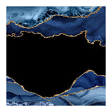 Navy & Gold Agate Texture 18  (Print Only) thumbnail