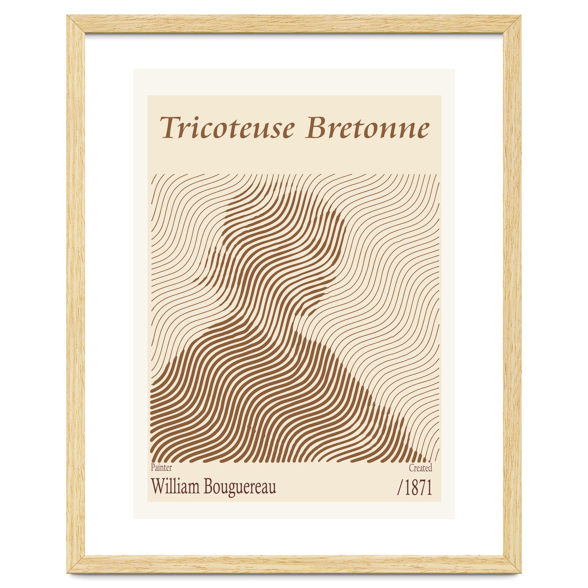 Tricoteuse Bretonne William Bouguereau (1871)