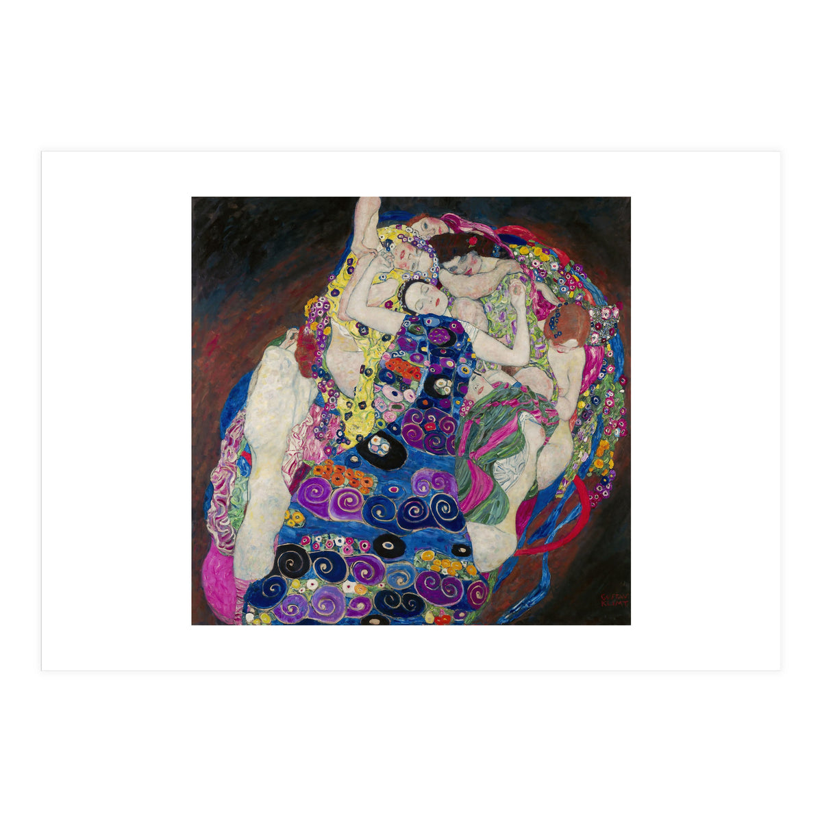 The Virgin - Die Jungfrau. Oil on canvas (1913) 190 x 200 cm. (Print Only)