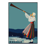 Sweden, Woman With Alp Horn (Print Only) thumbnail