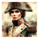 Napoleonic Officer Woman Portrait (Print Only) thumbnail