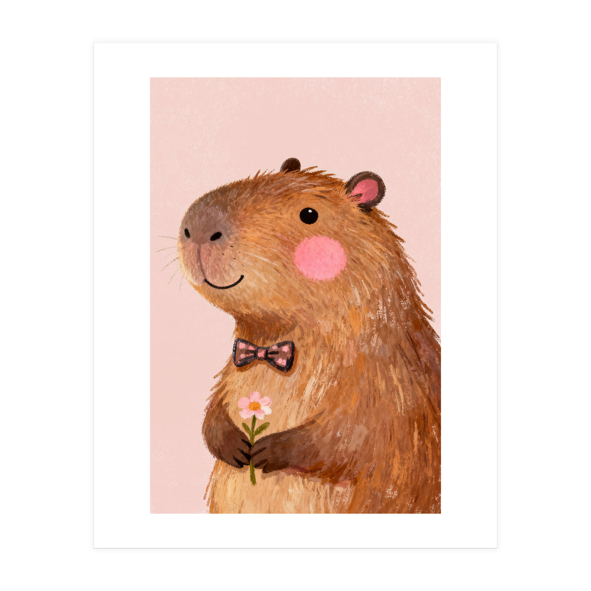 Capybara Kindergarten Nursery Art (Print Only)