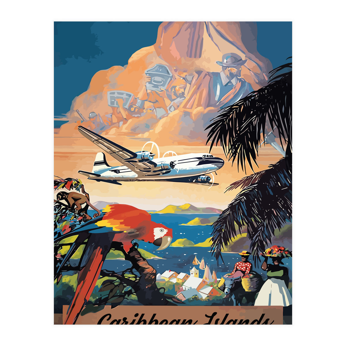 Caribbean Islands (Print Only)