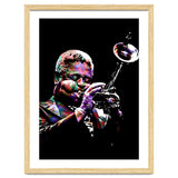 Dizzy Gillespie American Jazz Trumpeter Legend Colorful thumbnail