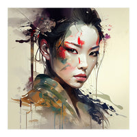 Powerful Warrior Geisha #1 (Print Only)