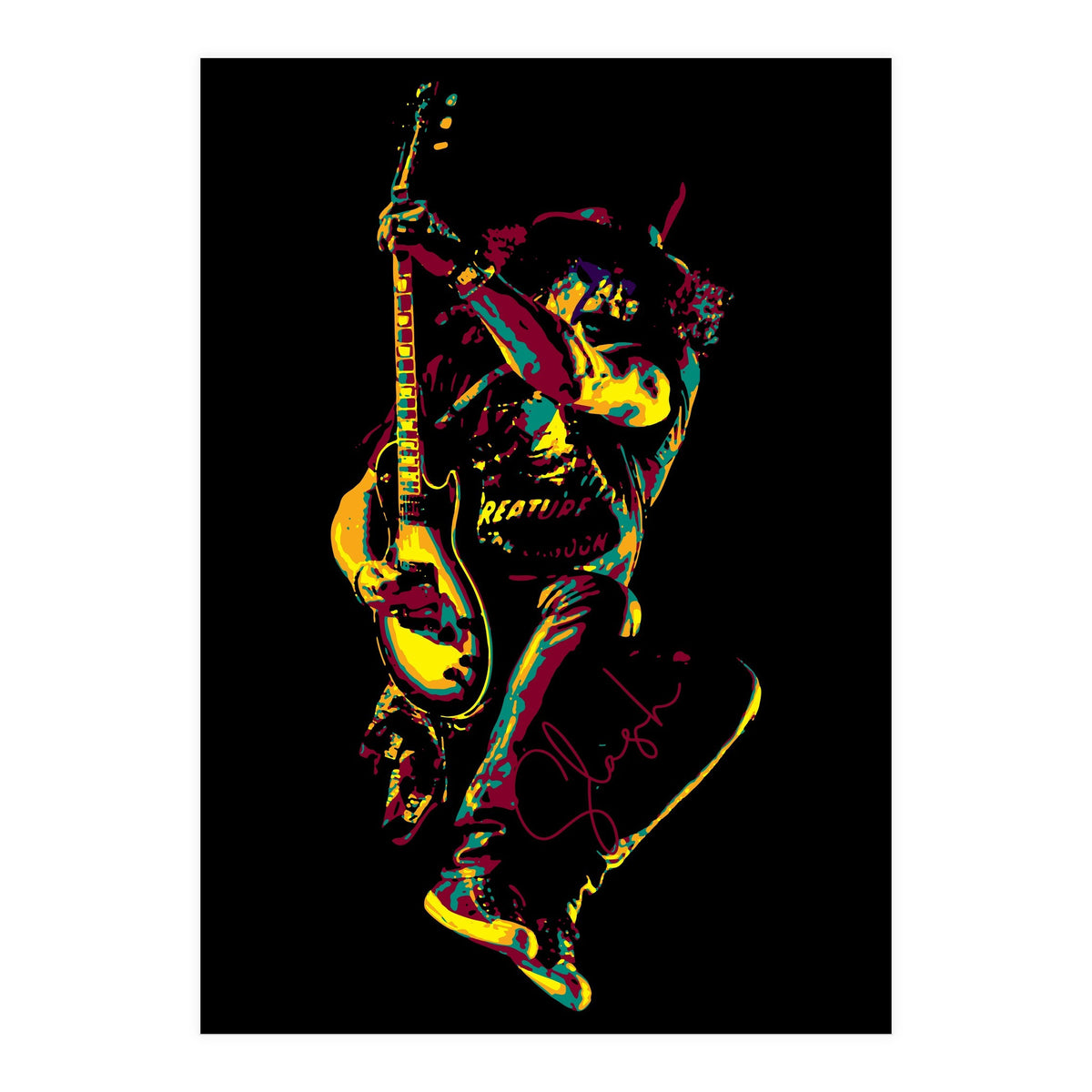 Slash Musician Legend (Print Only)