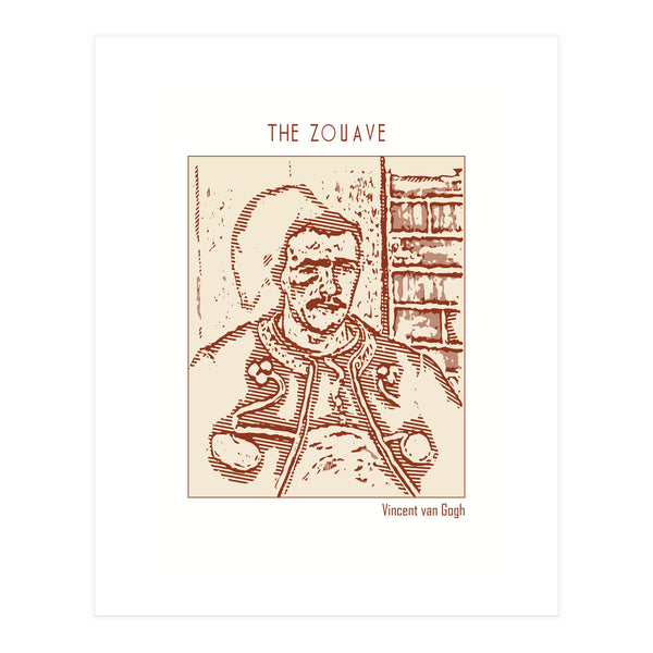 The Zouave – Vincent Van Gogh (Print Only)