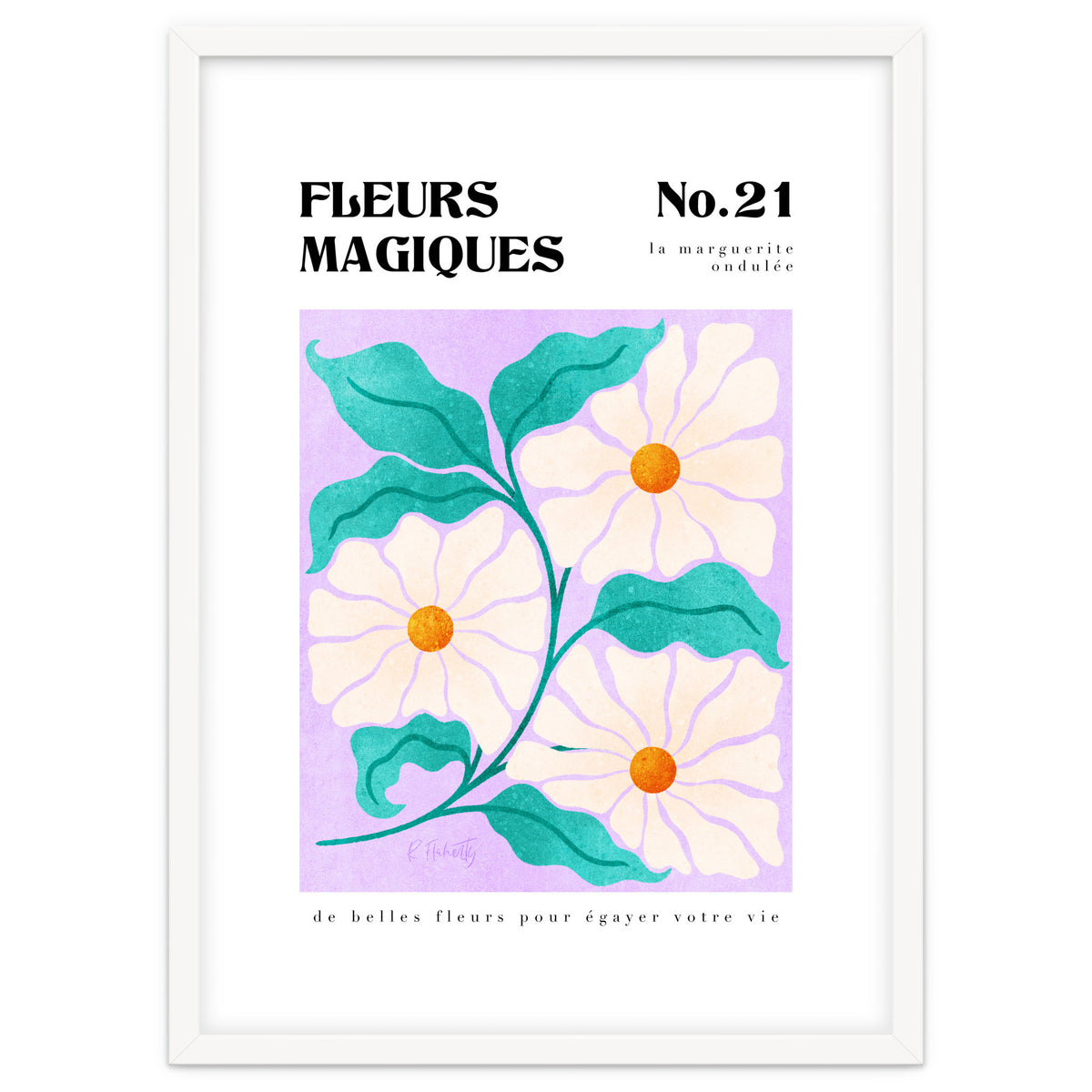 Magical Flowers No.21 Wavy Daisy