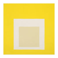 JOSEF ALBERS - HOMAGE TO THE SQUARE YELLOW WHITE (Print Only)