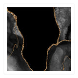 Black & Gold Agate Texture 03 (Print Only) thumbnail