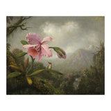 Martin Johnson Heade (Lumberville, 1819-St. Augustine, 1904). Orchid and Hummingbird near a Water... (Print Only) thumbnail