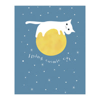 Flying cosmic cat (Print Only)