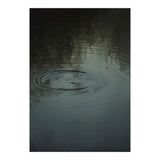 Moody Rain Puddle Ripples Oil Painting (Print Only) thumbnail