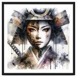 Ink Veil Asian Warrior Woman Portrait thumbnail