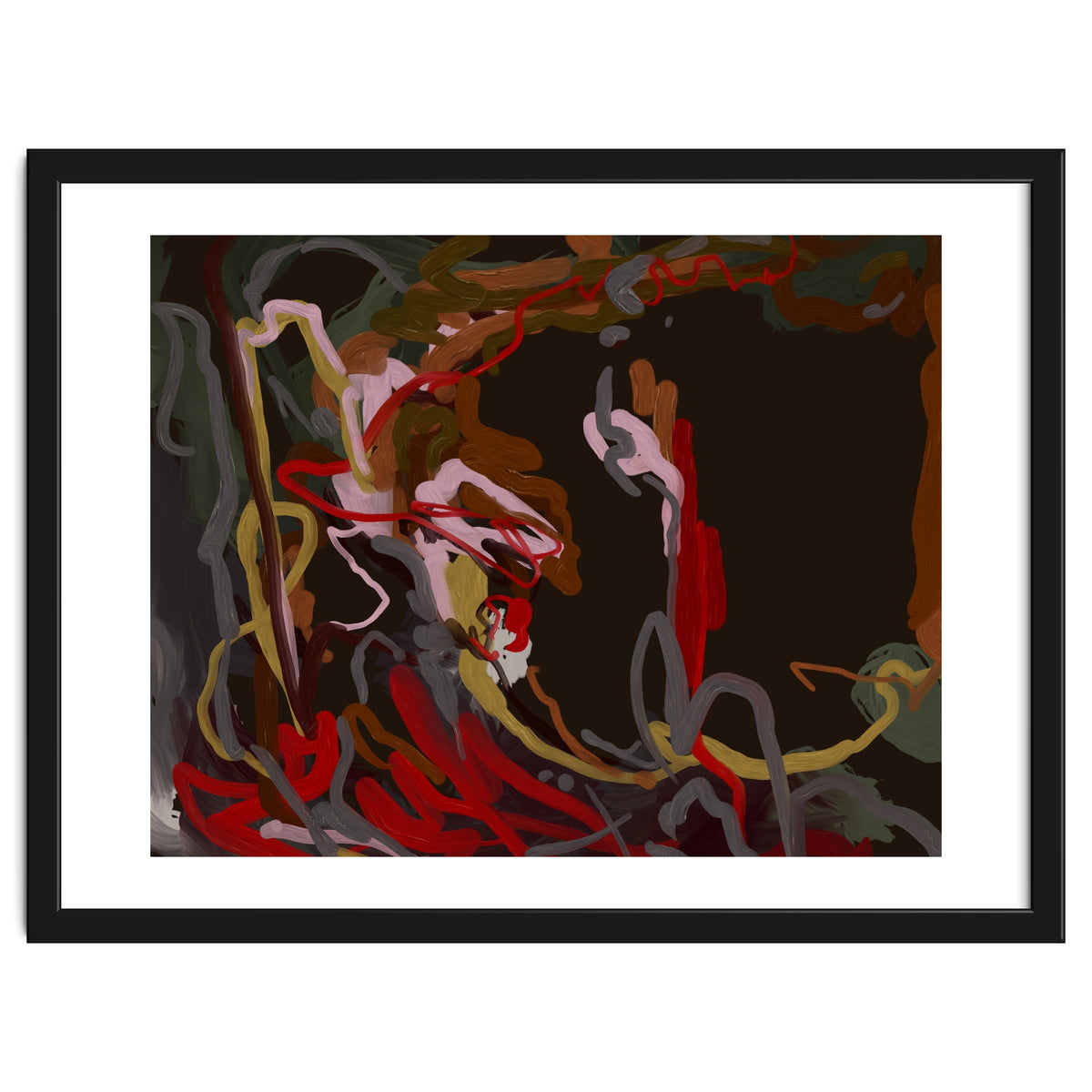 Abstract Fluidity oil painting